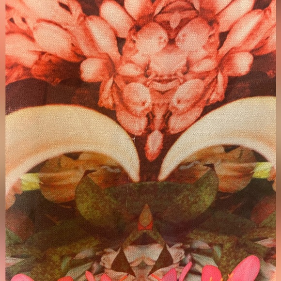 Bright & Vibrant Sheer,Unlined Maxi Tank Dress, Side Zip. Stunning! - Picture 4 of 13